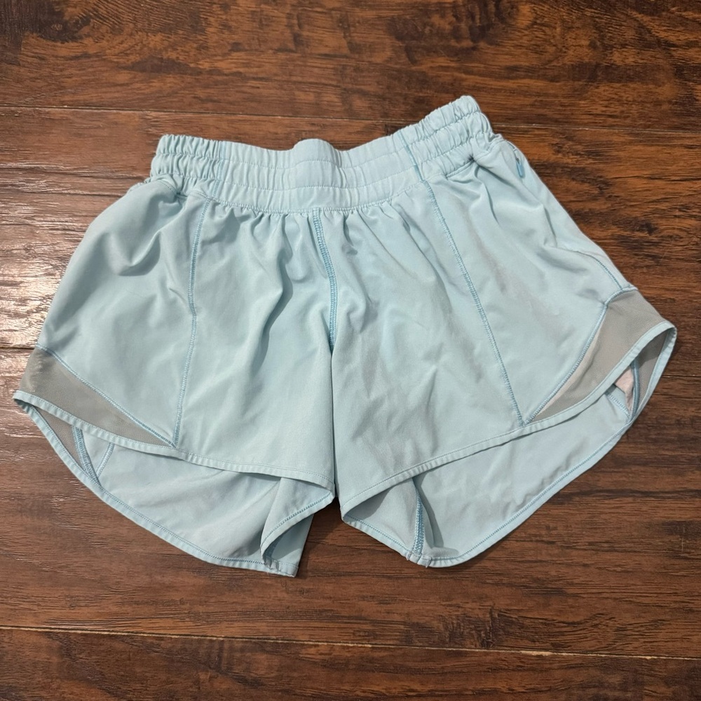 Light blue lululemon shorts